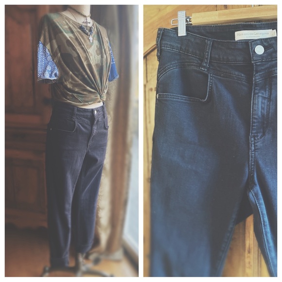 Jeans : Black High Rise Skinny : Size 30 - Picture 3 of 9